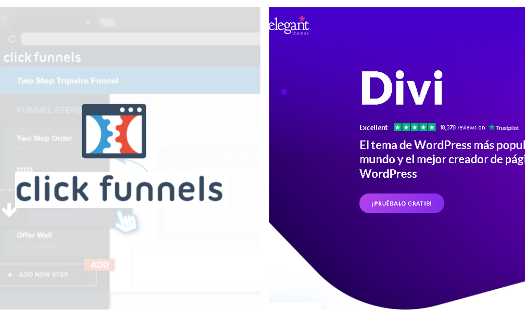 1.-Embudo de Ventas Divi versus  ClickFunnels